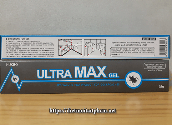 Thuốc diệt gián tận gốc ULTRA MAX nhập khẩu Hàn Quốc